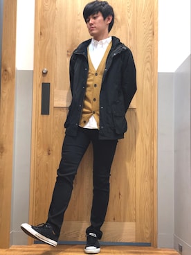 「マスタードイエロー」｜RYUKIさん（メンズ・175cm）の秋コーディネート