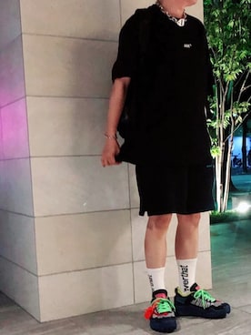 「off white」｜「アイテム（その他）」を使った、Armée_miy@さん（メンズ・177cm）の夏コーディネート