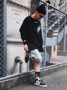 「off white」｜「アイテム（アナログ腕時計）」を使った、Armée_miy@さん（メンズ・177cm）の秋コーディネート