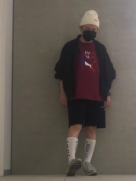 「ADER error（アーダーエラー）のアイテム（シューズ）」を使った、Armée_miy@さん（メンズ・177cm）の春コーディネート