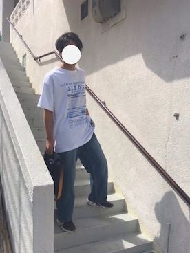 「CONVERSE（コンバース）のアイテム（ショルダーバッグ）」を使った、おおはしさん（メンズ・173cm）の春コーディネート