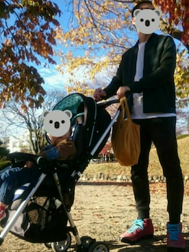 「NIKE SPORTSWEAR（ナイキスポーツウェアー）のアイテム（その他パンツ）」を使った、crazyパピさん（メンズ・170cm）の冬コーディネート