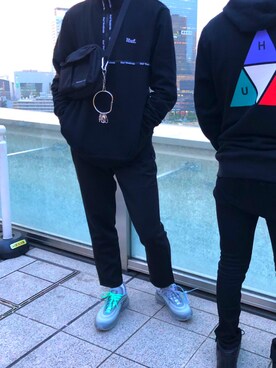 「くつした」｜「アイテム（財布/小物）」を使った、Rさん（メンズ・175cm）の春コーディネート