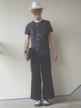 「Right-on（ライトオン）のアイテム（シューズ）」を使った、Yさん（メンズ・170cm）の夏コーディネート