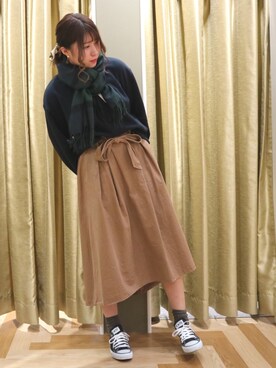 Luuuさん（レディース・168cm）の冬コーディネート