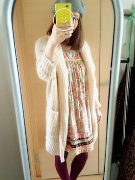 「Another Edition（アナザーエディション）のアイテム（ワンピース/ドレス）」を使った、emiさん（レディース・158cm）の秋コーディネート