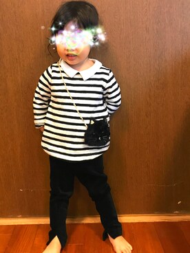 ゆみいろさん(キッズ・80cm)の冬コーディネート