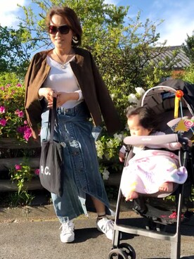 Nonさん（レディース・155cm）の春コーディネート