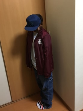 「Carhartt WIP（カーハートダブリューアイピー）のアイテム（ナイロンジャケット）」を使った、n.さん（レディース・163cm）の冬コーディネート