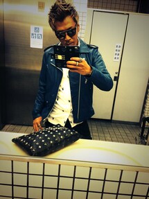 DOWBL | シャツ PLAYBOY×DOWBL バッグ MCM(ライダースジャケット)