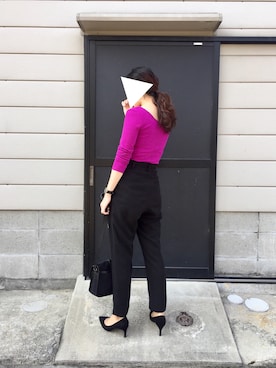 M.さん（レディース・158cm）の夏コーディネート