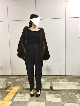 M.さん（レディース・158cm）の秋コーディネート