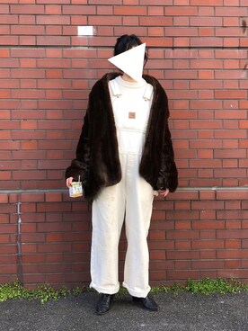 M.さん（レディース・158cm）の冬コーディネート