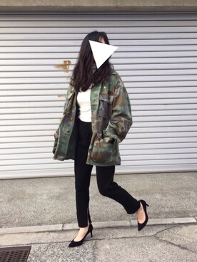 M.さん（レディース・158cm）の冬コーディネート