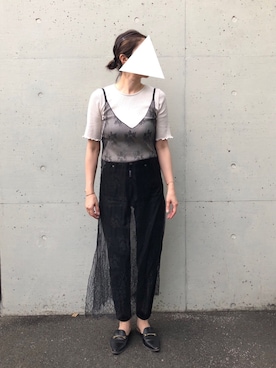 M.さん（レディース・158cm）の夏コーディネート