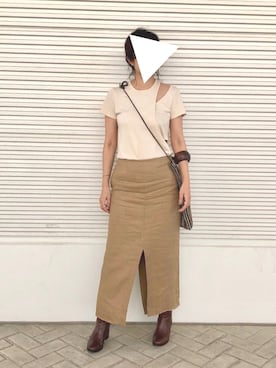 「Littlesuzie」｜「アイテム（バッグ）」を使った、M.さん（レディース・158cm）の秋コーディネート