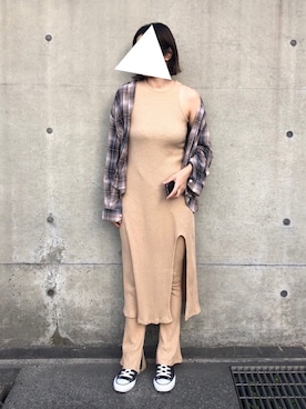 「Littlesuzie」｜「アイテム（シャツ/ブラウス）」を使った、M.さん（レディース・158cm）の秋コーディネート