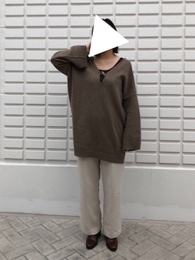 「Littlesuzie」｜「アイテム（パンツ）」を使った、M.さん（レディース・158cm）の冬コーディネート
