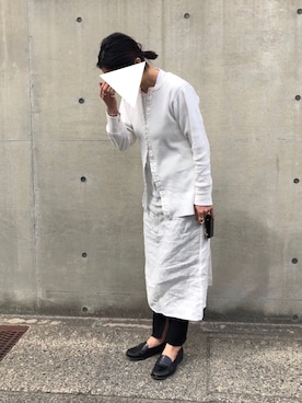 「平成最後のWEARISTAセンバツ」｜「アイテム（ローファー）」を使った、M.さん（レディース・158cm）の春コーディネート