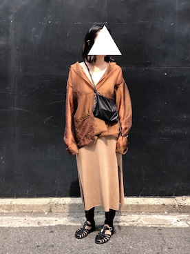 M.さん（レディース・157cm）の夏コーディネート