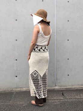 M.さん（レディース・158cm）の夏コーディネート