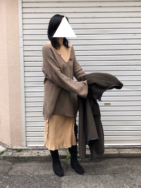 「Littlesuzie」｜「アイテム（シューズ）」を使った、M.さん（レディース・158cm）の冬コーディネート
