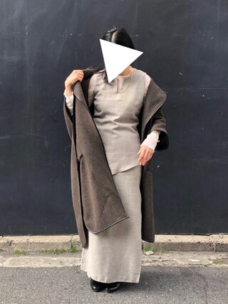 TODAYFUL トゥデイフル メルトンウールガウンコート パイピング ベージュ TODAYFUL（トゥデイフル）の「メルトンウールガウン（その他