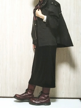 「Emma Taylor（エマテイラー）のアイテム（ブルゾン）」を使った、zyun1977bさん（レディース・162cm）の冬コーディネート