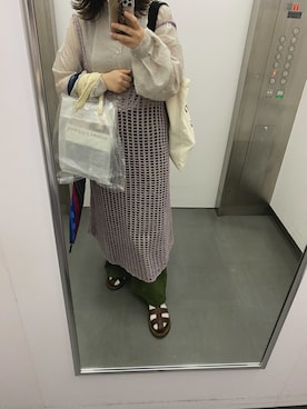 「アイテム（ワンピース/ドレス）」を使った、べーさん（レディース・156cm・10代）の夏コーディネート