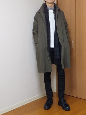 「BAYFLOW（ベイフロー）のアイテム（その他アウター）」を使った、 yujiさん（メンズ・176cm）の冬コーディネート