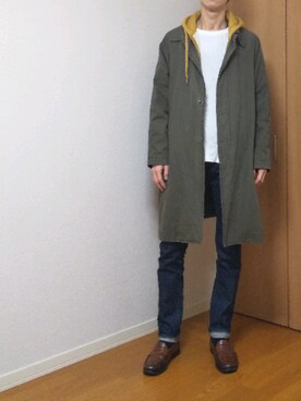 「BAYFLOW（ベイフロー）のアイテム（その他アウター）」を使った、 yujiさん（メンズ・176cm）の冬コーディネート