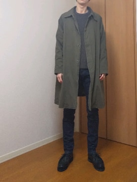 「パラブーツ」｜「アイテム（その他アウター）」を使った、 yujiさん（メンズ・176cm）の冬コーディネート