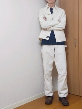 「POINTER BRAND（ポインターブランド）のアイテム（パンツ）」を使った、 yujiさん（メンズ・176cm）の春コーディネート