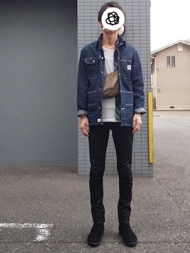 「POINTER BRAND（ポインターブランド）のアイテム（ジャケット/アウター）」を使った、 yujiさん（メンズ・176cm）の春コーディネート