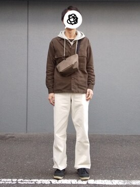 「POINTER BRAND（ポインターブランド）のアイテム（パンツ）」を使った、 yujiさん（メンズ・176cm）の春コーディネート