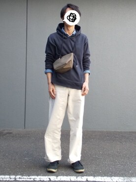 「POINTER BRAND（ポインターブランド）のアイテム（パンツ）」を使った、 yujiさん（メンズ・176cm）の春コーディネート