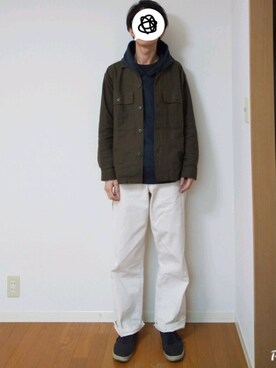 「POINTER BRAND（ポインターブランド）のアイテム（パンツ）」を使った、 yujiさん（メンズ・176cm）の春コーディネート