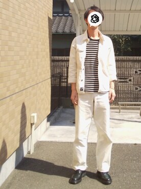 「POINTER BRAND（ポインターブランド）のアイテム（パンツ）」を使った、 yujiさん（メンズ・176cm）の春コーディネート