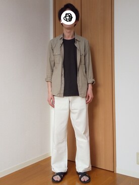 「POINTER BRAND（ポインターブランド）のアイテム（パンツ）」を使った、 yujiさん（メンズ・176cm）の春コーディネート