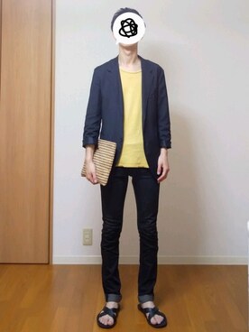 「聖林公司（セイリンコウシ）のアイテム」を使った、 yujiさん（メンズ・176cm）の夏コーディネート