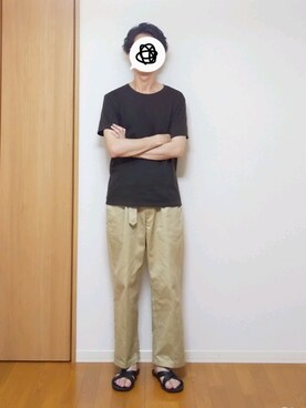 「marka（マーカ）のアイテム（チノパンツ）」を使った、 yujiさん（メンズ・176cm）の夏コーディネート
