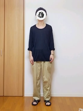 「marka（マーカ）のアイテム（チノパンツ）」を使った、 yujiさん（メンズ・176cm）の夏コーディネート