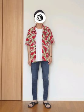 「アロハシャツ」｜ yujiさん（メンズ・176cm）の夏コーディネート