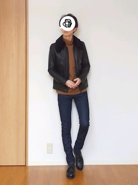 「GalaabenD（ガラアーベント）のアイテム（ジャケット/アウター）」を使った、 yujiさん（メンズ・176cm）の冬コーディネート