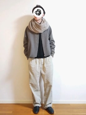 「Eddie Bauer（エディーバウアー）のアイテム（パンツ）」を使った、 yujiさん（メンズ・176cm）の冬コーディネート