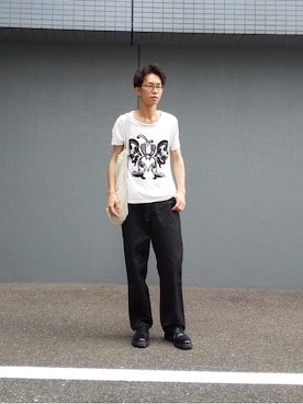 「モノートーン」｜ yujiさん（メンズ・176cm）の夏コーディネート