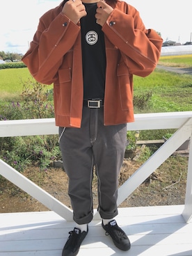 「niko and...（ニコアンド）のアイテム（財布/小物）」を使った、R.さん（メンズ・173cm）の秋コーディネート