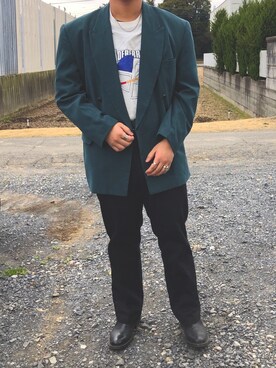 「ADER error」｜「アイテム（アクセサリー）」を使った、R.さん（メンズ・173cm）の冬コーディネート