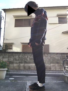「tone（トーン）のアイテム（ジャケット/アウター）」を使った、あいうさん（メンズ・177cm）の秋コーディネート