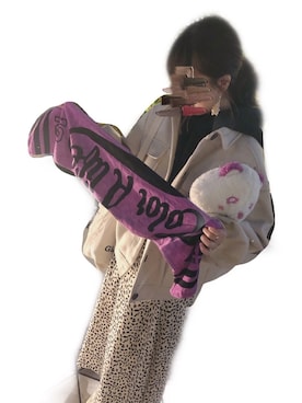 「ライブ」｜「アイテム（その他アウター）」を使った、yuupiさん（レディース・162cm）の冬コーディネート
